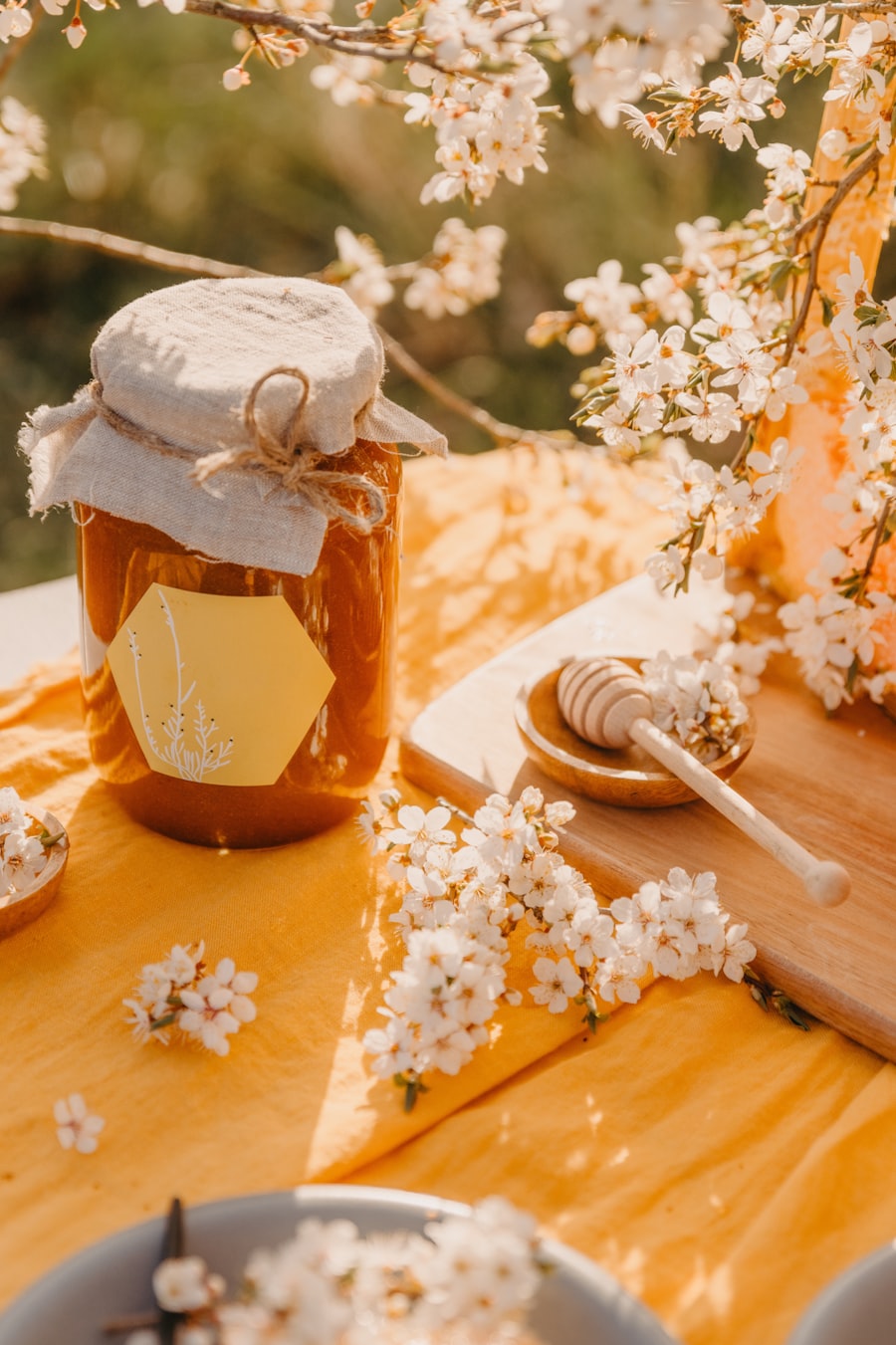 Honey extraction at the members hall